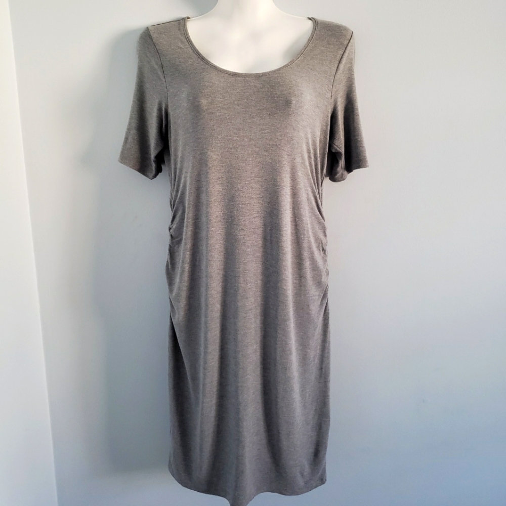 Gray Maternity Dress